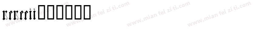 rereeji字体转换
