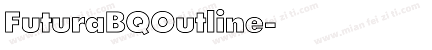 FuturaBQOutline字体转换