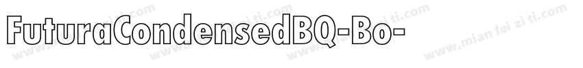 FuturaCondensedBQ-Bo字体转换