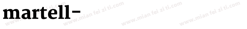 martell字体转换