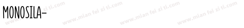 monosila字体转换