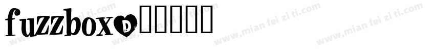 Fuzzbox字体转换