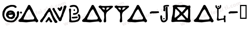 Ganbatta-jxal字体转换