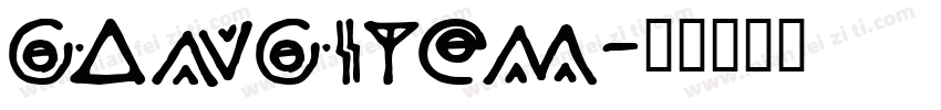 gangitem字体转换