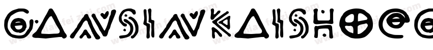 gansinkaishoegp字体转换