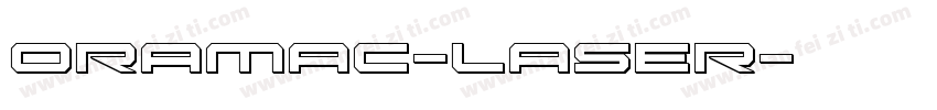 Oramac-Laser字体转换
