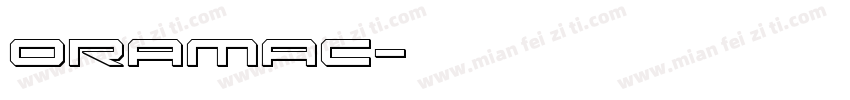 oramac字体转换