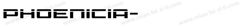 Phoenicia字体转换