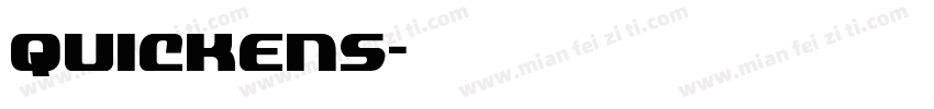 quickens字体转换