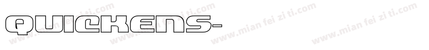 quickens字体转换