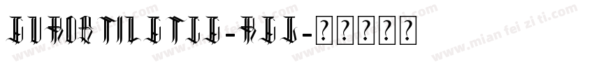 EurostileTCE-Reg字体转换