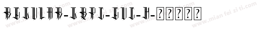 Regular-GBpc-EUC-H字体转换