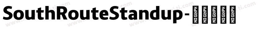 SouthRouteStandup字体转换