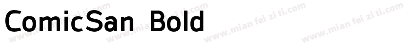ComicSan-Bold字体转换