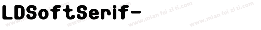LDSoftSerif字体转换