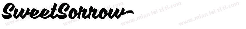 SweetSorrow字体转换