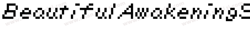 BeautifulAwakeningSe字体转换