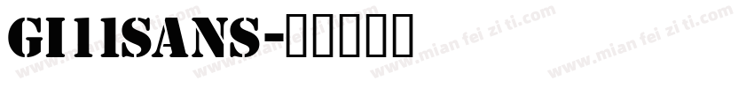 Gi11Sans字体转换