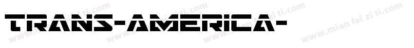 Trans-America字体转换