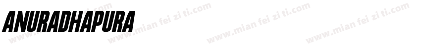 Anuradhapura字体转换