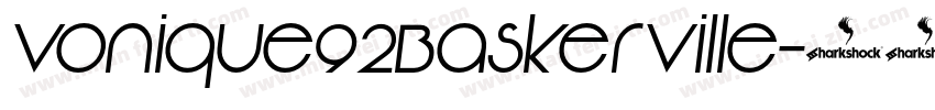 Vonique92Baskerville字体转换