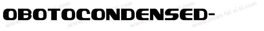 obotoCondensed字体转换