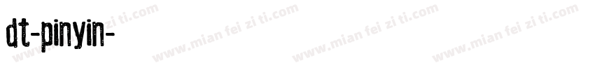 dt-pinyin字体转换