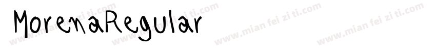 MorenaRegular字体转换