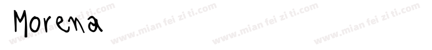 Morena英文字体字体转换