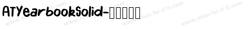 ATYearbookSolid字体转换