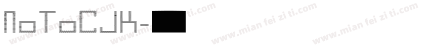 NOTOCJK字体转换