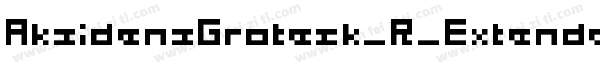 AkzidenzGrotesk_R_Extended_Regular字体转换