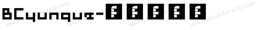 BCyunque字体转换