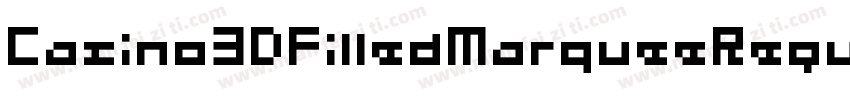 Casino3DFilledMarqueeRegular-ZVKlB字体转换