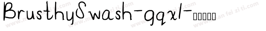 BrusthySwash-gqx1字体转换