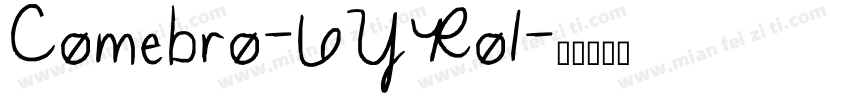 Comebro-6YRo1字体转换