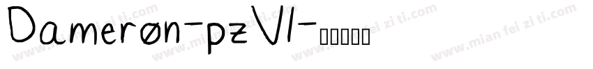 Dameron-pzV1字体转换