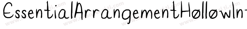 EssentialArrangementHollowIn-qwY1字体转换
