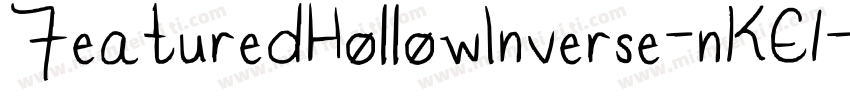 FeaturedHollowInverse-nKE1字体转换
