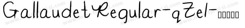 GallaudetRegular-qZe1字体转换
