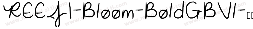 REEJI-B1oom-Bo1dGBV1字体转换