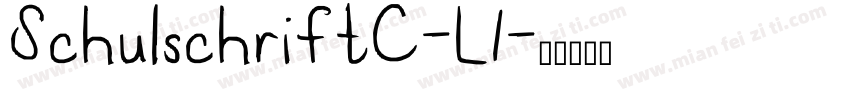 SchulschriftC-L1字体转换