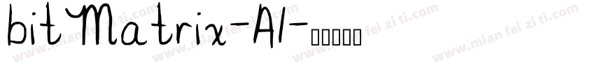 bitMatrix-A1字体转换