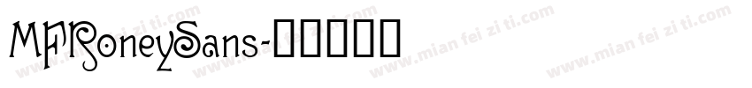 MFRoneySans字体转换