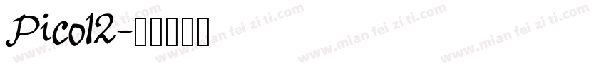 Pico12字体转换