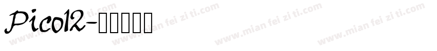 Pico12字体转换