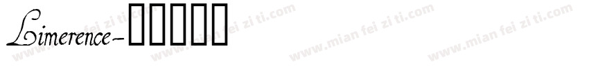 Limerence字体转换