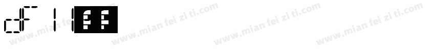 DF11seg字体转换