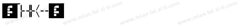 segoewpLTHK字体转换