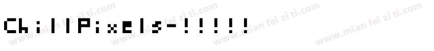 ChillPixels字体转换